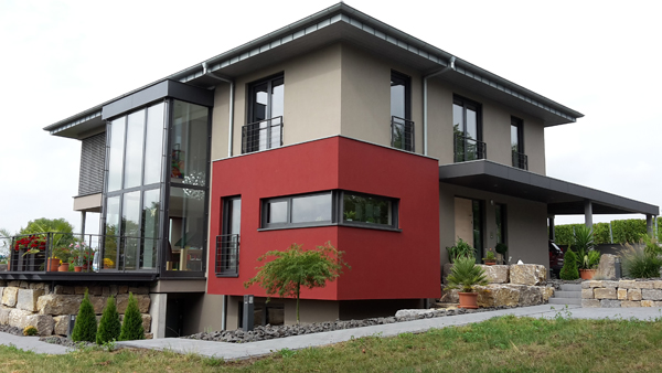 Baudekoration, Fassadenanstriche, Vollwärmeschutz